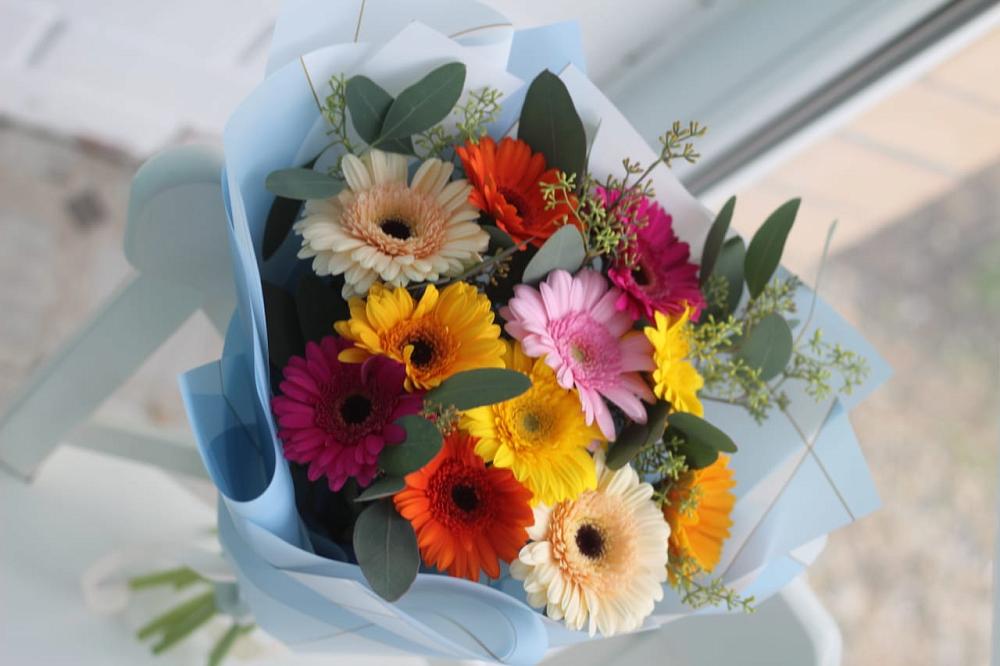 Букет цветов из: Герберы в Виля