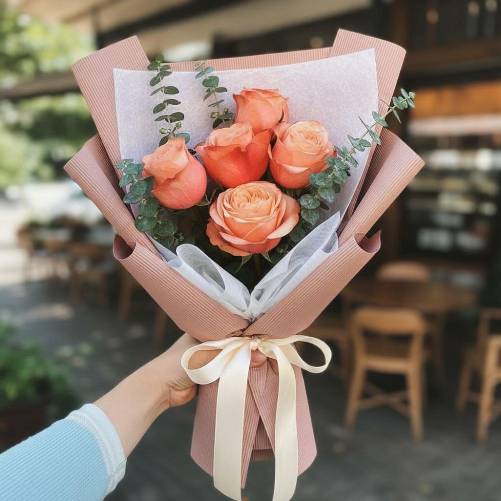 Букет цветов из: Розы в Виля