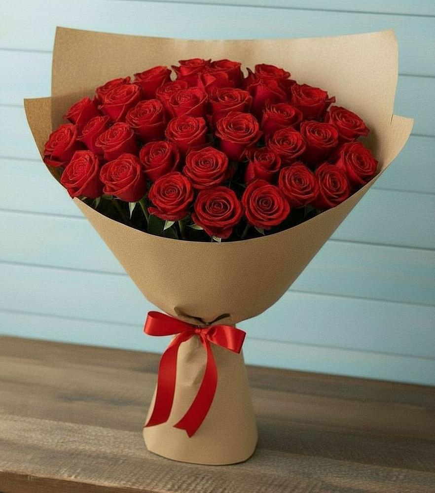 Букет Красные розы Милано в Виля