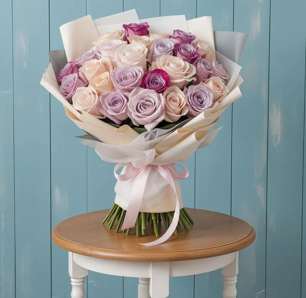 Букет цветов из: Розы в Виля