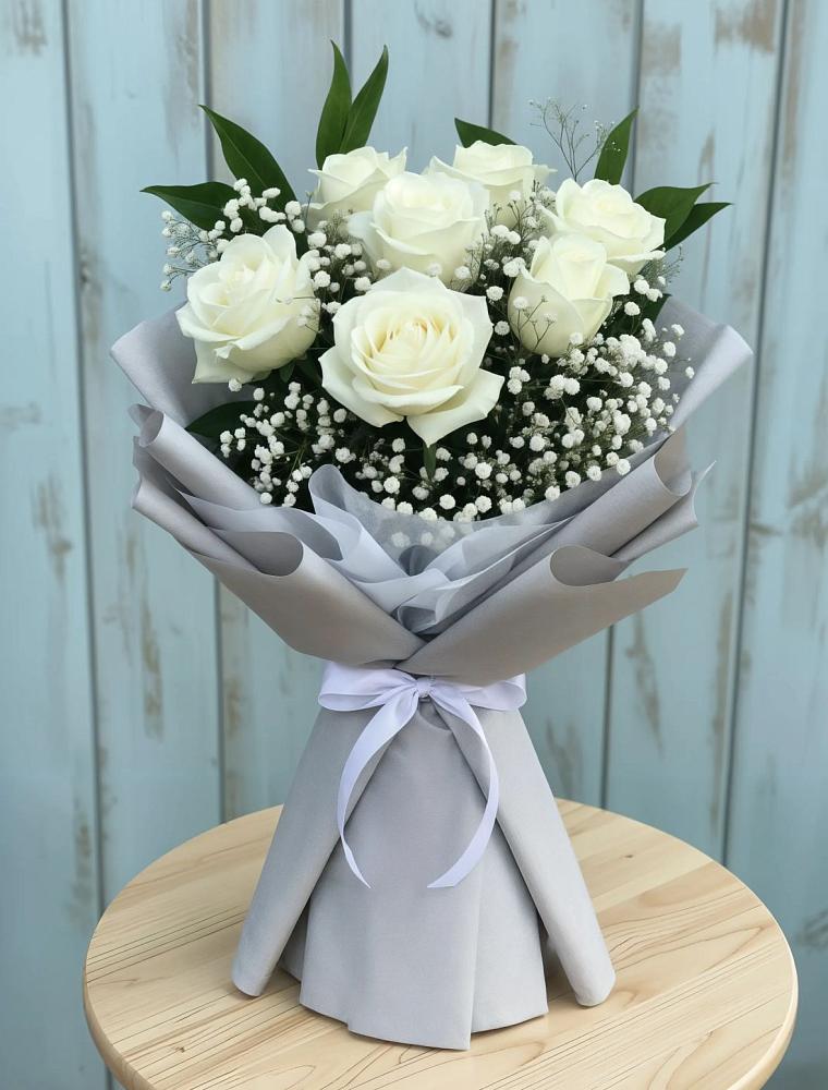 Букет цветов из: Розы в Виля