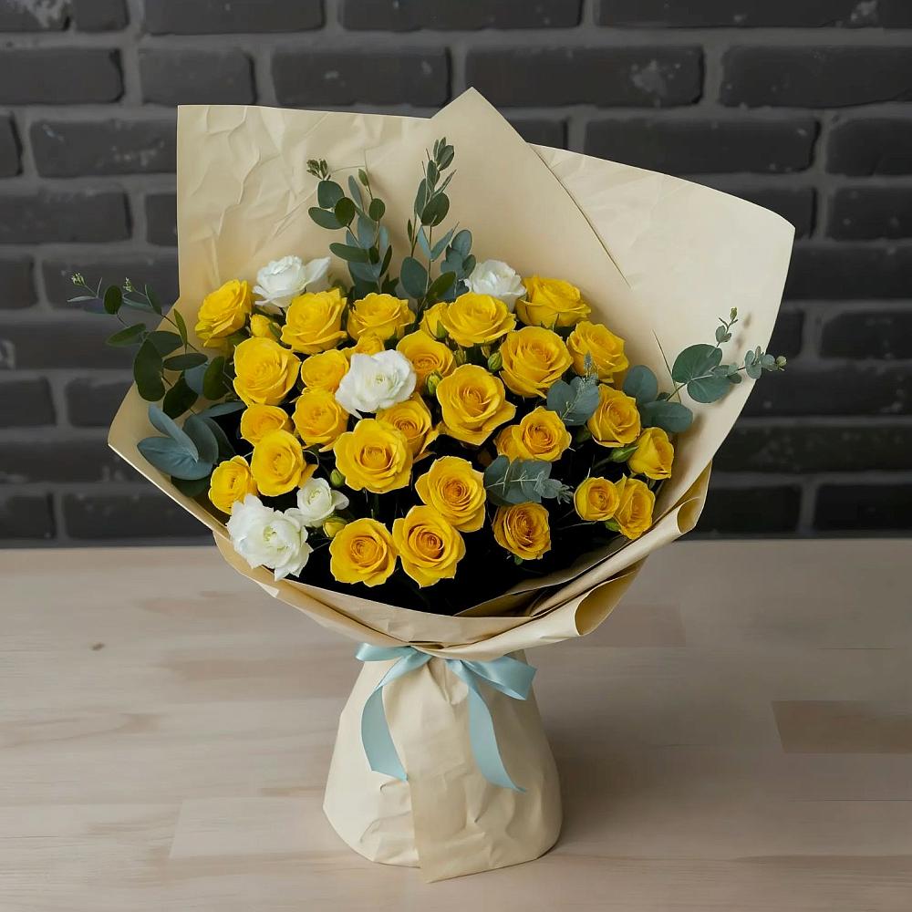 Букет цветов из: Розы в Виля