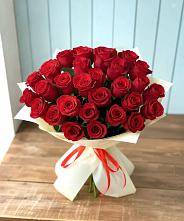 Букет 29 Красных роз в Виля