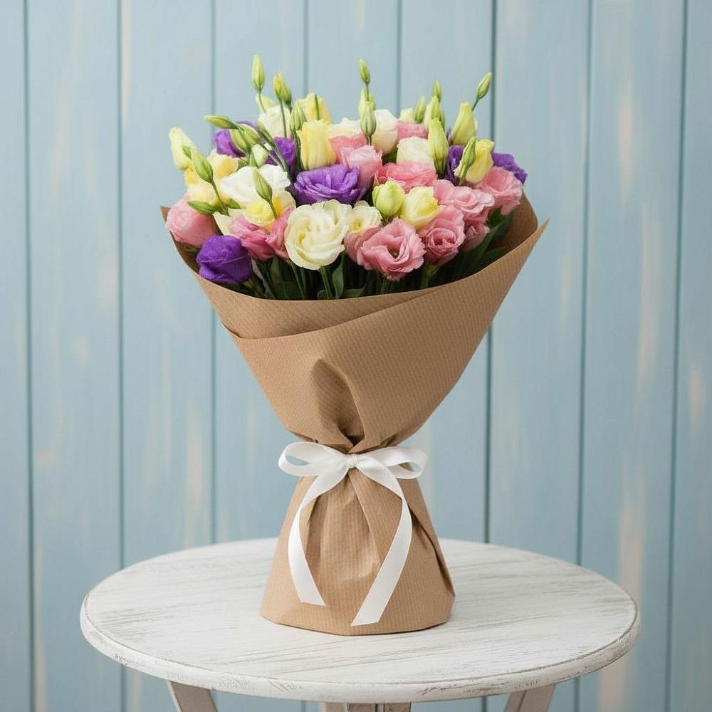 Букет цветов из: Лизиантусы в Виля