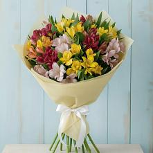 Букет цветов из:  Альстромерии в Виля