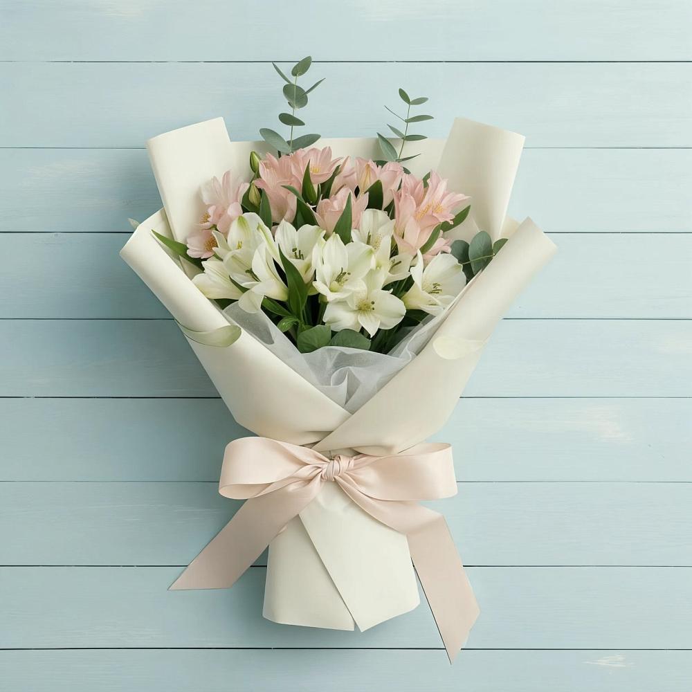 Букет цветов из: Альстромерии в Виля