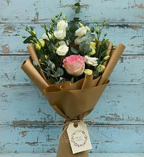 Букет цветов из:  Розы и Лизиантусы #REPLACE_PRED# Виля