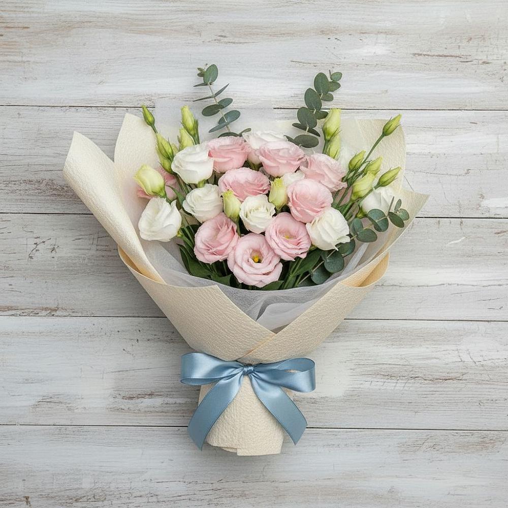 Букет цветов из: Лизиантусы в Виля